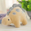 Colorful Cute Dinosaur Doll Stuffed Plush Toy Grab Machine Doll Boys and Girls Gift