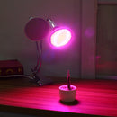 20CM Tube Dual Head Clip Lamp Holder Bulb Adapter with Switch for E27 LED Grow Light