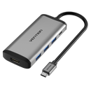 Vention CNBHB Type-C to HDMI USB3.0 PD Converter Type-C Adapter