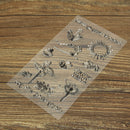 Butterfly Flower Silicone Transparent Clear Stamp DIY Scrapbooking Album Seal 20x11cm