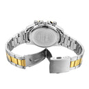 LONGBO 80522 Luminous Display Fashion Full Steel Strap Waterproof Business Men Quartz Watch