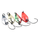 ZANLURE 4pcs 3g Fishing Lure Fishing Hook Lifelike Hard Bait Fishing Accessories