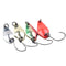 ZANLURE 4pcs 3g Fishing Lure Fishing Hook Lifelike Hard Bait Fishing Accessories