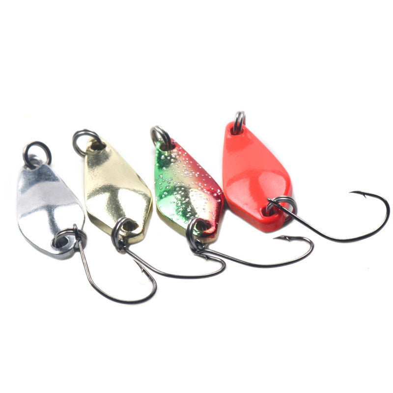 ZANLURE 4pcs 3g Fishing Lure Fishing Hook Lifelike Hard Bait Fishing Accessories