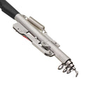 ZANLURE 2.1m 2.4m Stainless Steel Automatic Fishing Rod Sea River Lake Pool Telescopic Fishing Pole
