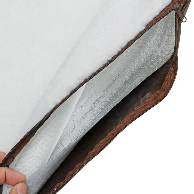 Large Self Heating Dog Bed Fleece Mat Soft Warm Pet Cat Rug Thermal Washable Pad