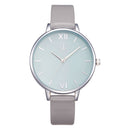 SK K0056 Simple Design Ladies Wrist Watch Casual Style Leather Strap Quartz Watches