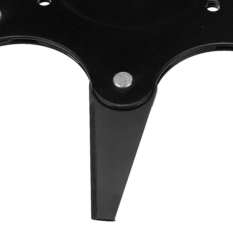 Updated Trimmer Head Green/Black/Yellow 65Mn 6 Teeth Blade Trimmer Head Brush Cutter Blade for Lawnmower