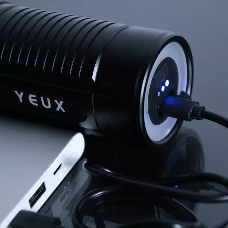 YEUX YD-01 4Colors LED Lights 2Modes USB Rechargeable Zoomable Multifunctional LED Flashlight Outdoor IP34 Waterproof Night Fishing Lamp Fishing Flashlight 18650 Flashlight