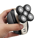 2 In 1 Waterproof IPX7 Rechargeable Ergonomic Cordless Shaver Razor Bald Head Trimmer Groomer