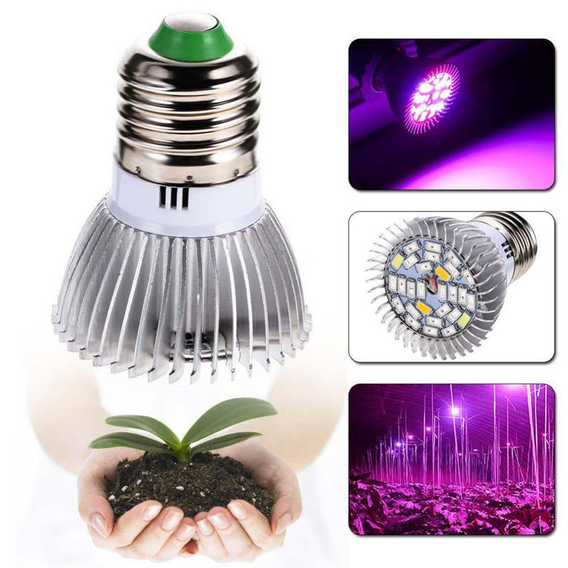 Garden Plant E27 18 28 LED Grow Light Bulb Full Spectrum Bulb Lights Indoor Plants