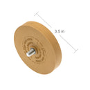 2Pcs 4 and 3.5 Inch Rubber Eraser Wheels Set For Power Drill