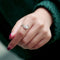 Trendy Open Finger Ring 925 Silver Rose leaves Plants Simple Adjustable Size Rings Jewelry for Women