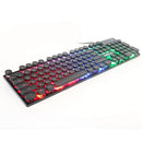 IMICE AK-800 104 keys USB Wired 3 Color LED Backlight Suspended Round Cap Gaming Keyboard
