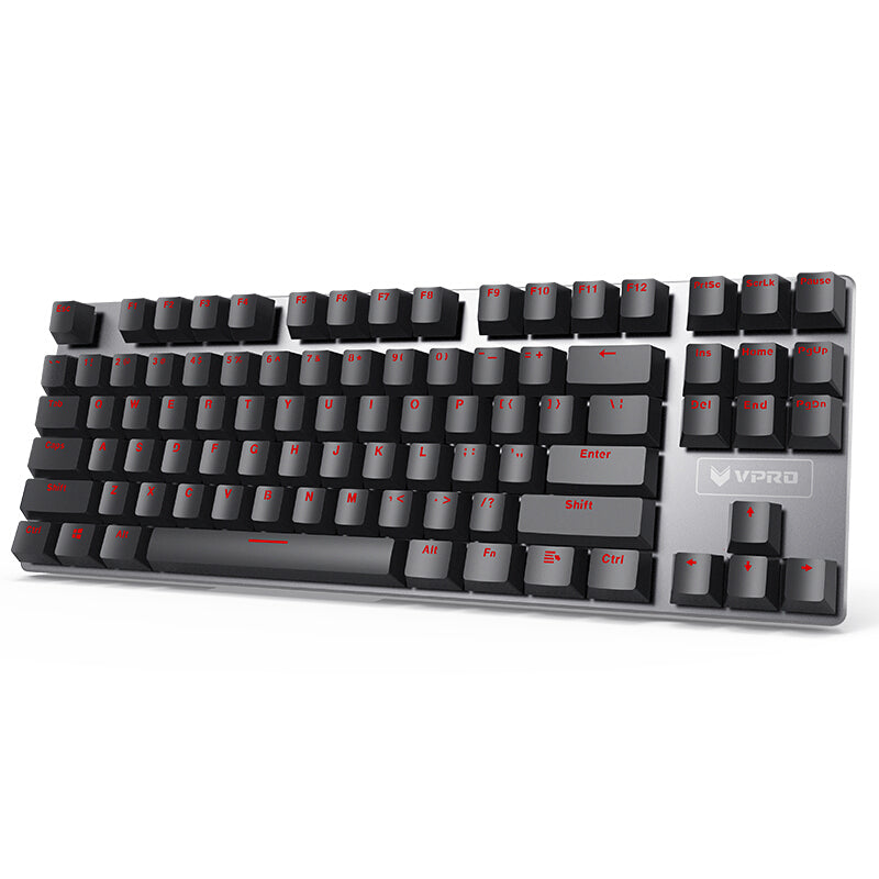 Original Rapoo V500 Alloy Version 87Keys 26 Key Rollover Mechanical Gaming Keyboard