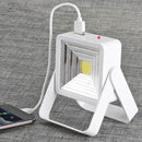 IPRee 6V 1W Solar Panel+2W COB Light 2 Modes USB Rechargeable Magnetic Lamp Emergency Lantern Outdoor Camping