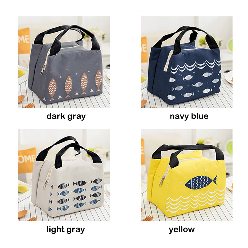 1 Piece Portable Insulated Lunch Bag Cooler Thermal Bag Lunch Box Tote Picnic Bag Insulation Bag