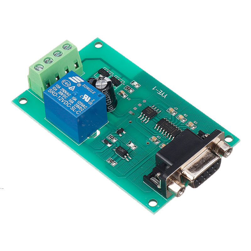 YYE-1 5V/12V/24V RS232 Serial Port Control Relay Module MCU MAX232 USB Control Switch Board
