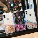 Bakeey Glitter Bling Liquid Flowing Silicone Protective Case For iPhone X/XS/XR/XS Max