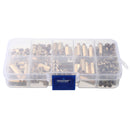 Suleve M4BH2 180Pcs M4 Male-Female Brass Hex Column Standoff Support Spacer Pillar for PCB Board