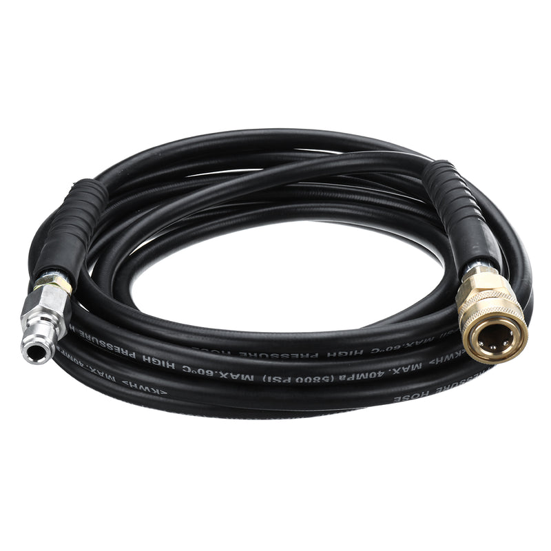 5M 5800PSI High Pressure Washer Hose Pipe Drain Sewer Cleaning Hose for Car Garden Water Washer