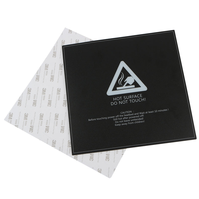 Black / Blue / Red 214x214mm Hot Bed Surface Sticker Platform Film for 3D Printer