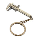 Mini 0-4cm Vernier Caliper Portable Measuring Ruler Key Chain For Woodworking Tool