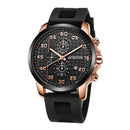 OCHSTIN GQ080 Bussiness Style Male Wristwatch Silicone Band Analog Sport Quartz Watch