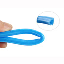2Pcs Black/Blue 1M Aluminum Profile V-Slot Cover Panel Holder for CNC C-Beam Machine 3D Printer