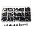 Suleve MXCH 480Pcs M3/M4/M5 Carbon Steel Screw 10.9 Grade Hex Socket Flat Head Bolt Nut Assorment