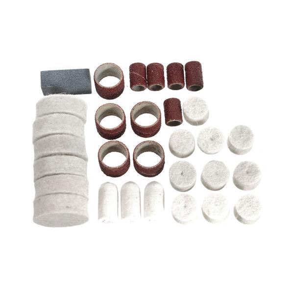 222pcs 1/8 Inch Shank Rotary Tool Accessories Bits Set for Dremel with Wood Storage Box