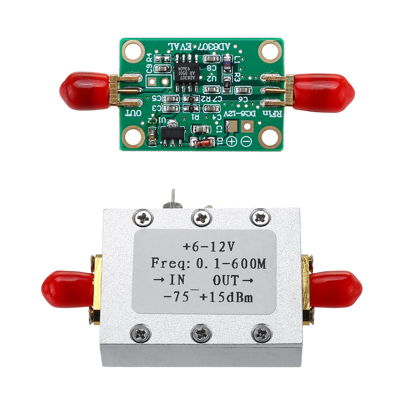 0.1~600M -75~+ 15dBm Power Meter Logarithmic Detection AD8307 Module