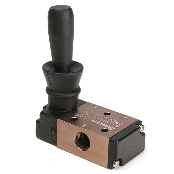 3 Way 2 Position 1/4 Inch Hand Lever Operated Pneumatic Valve Air Control 3H210-08