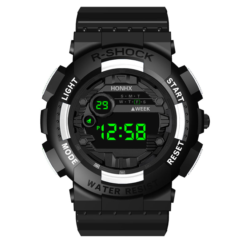 HONHX 82-66F Fashion Sport Style Men Luminous Dsiplay Digital Watch
