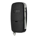 3 Buttons Remote Key Fob Case Shell With Uncut Blade For Audi A2 A3 A4 A6 A8 TT