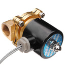Brass DC 24V 1/2inch Electric Water Air Fuels Gas Solenoid Valve