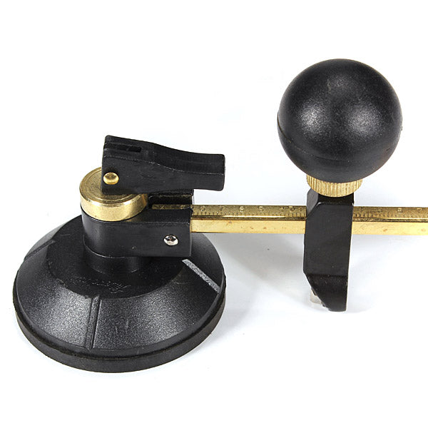 30cm 6 Wheels Compass Glass Circular Cutter With Suction Cup