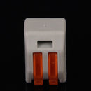 10pcs Spring Lever Push Fit Reuseable Cable 2 Wire Pole Insulating Material