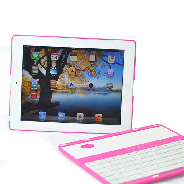 Leasun bluetooth Keyboard Stand PU Leather Cover Case For Tablets