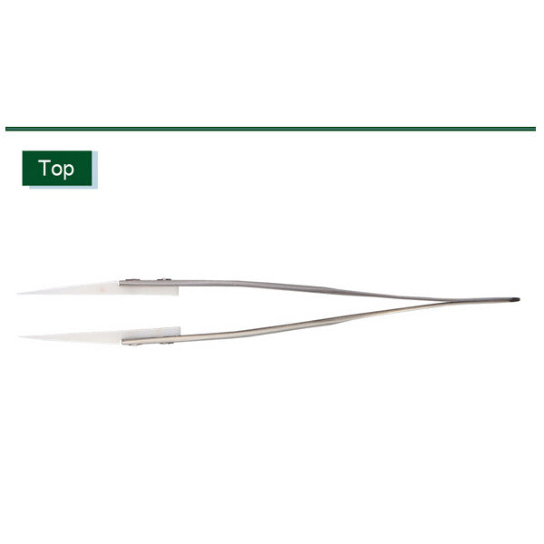 BEST BST-72-MZ Non-inductive Ceramic Stainless Steel Handle Tweezer