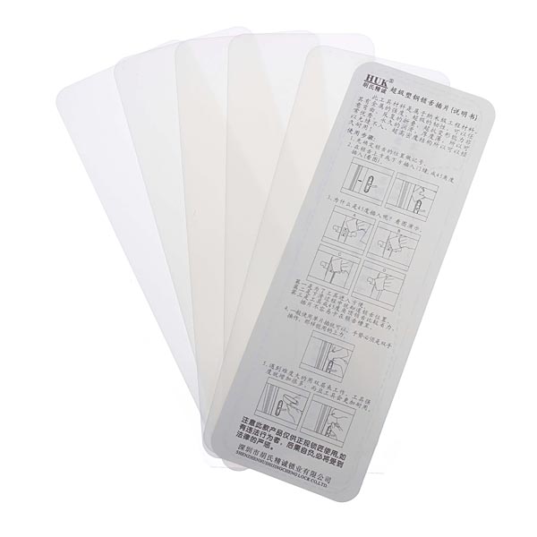 DANIU 5 pcs Nano Plastic Steel Doors Joggling Bypass Tools Lock Opener