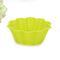 10pcs Silicone Flower Shape Cake Mold Mould Pudding Muffin Baking Mold