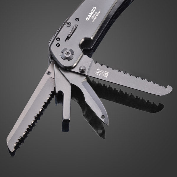 Ganzo G302B Multi Pliers Black Camping Tools With Locking Function