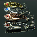 3PCS Vib Swimbait Metal Fish Lure Hook Hard Bait