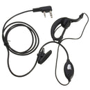 2 Pin Security Headset Earpiece Earphone Mic for Motorola Walkie Talkie Radio