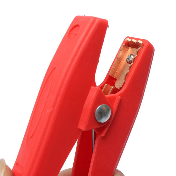 2 Pcs 90mm 100A Plastic Crocodile Alligator Car Battery Clip Clamp Anti-shorting Clip