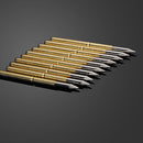 10pcs Ultra Pointed Golden Flexible Multimeter Probe PCB Test Needle