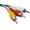3.5mm Jack Plug to 3 RCA Adapter Cable Audio Video Cable