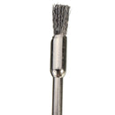 10pcs 3mm Rotary Steel Wire Wheel Brush Cup Tool Shank for Dremel Drill Rust Weld