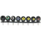 8Pcs Universal Notebook Laptop PC laptop AC DC Power Adapter Charger Tips Set